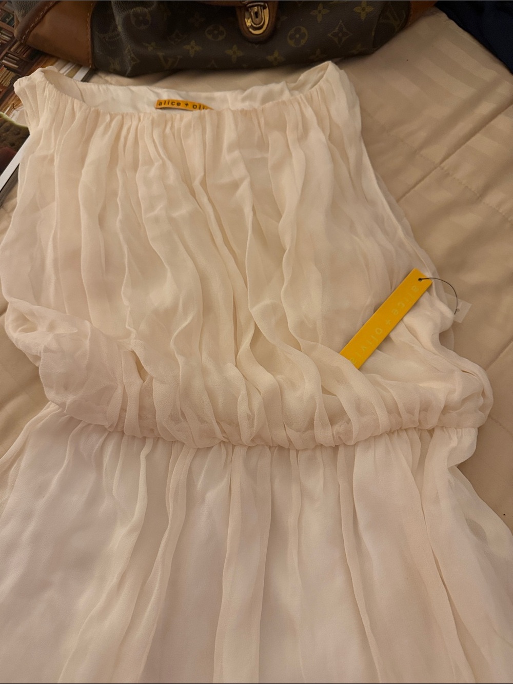 NWT alice + olivia Silk Dress